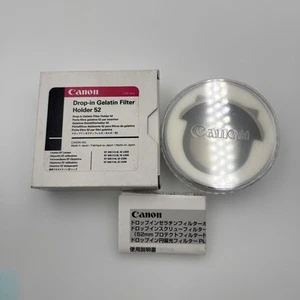 Canon Drop-In Gelatin Filter Holder 52mm Used Camera Filter Accessory - Imagen 1 de 8