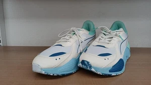 PUMA White x Blue FF Collaboration PUMA x FINAL FANTASY RS-X Sneakers - Picture 1 of 11