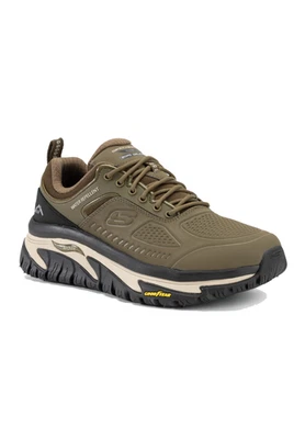 Skechers Arch Fit Road Walker - Recon Sneakers Herren Schuhe 237333 OLBK olive