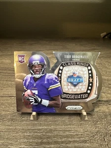 2014 Prizm CLASS RINGS DIE CUT RC Teddy Bridgewater #CR2 (Minnesota Vikings) - Picture 1 of 2