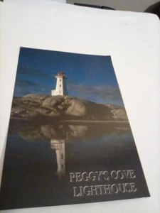 Peggy's Cove Leuchtturm, Panoramablick, Vintage Postkarte KOSTENLOSER VERSAND - Bild 1 von 2