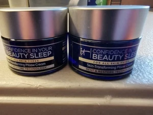 2 Pack IT COSMETICS Confidence In Your Beauty Sleep Night Cream 0.473 oz 14 ml - Picture 1 of 4