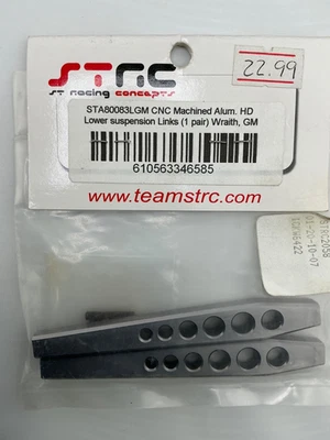 STRC CNC Machined HD Aluminum Lower Suspension Links For Wraith GM - Image 1 of 2