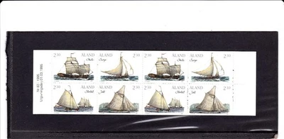 BUQUES DE CARGA ALAND #109-112 MNH; FOLLETO COMPLETO SKUTA SUMP STORBAT JAKT Foto 1 de 2