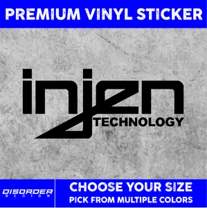 INJEN [VINYL STICKER]-for Car/Truck WINDOW-LAPTOP-FOLDER-YOU PICK COLOR/SIZE - Imagen 1 de 6