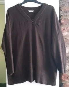 M& Co Ladies Brown Jumper - Picture 1 of 7