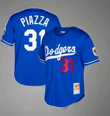 LOS ANGELES DODGERS MIKE PIAZZA x Mitchell & Ness Jersey SIZE 44(L) NWT - Image 1 of 4