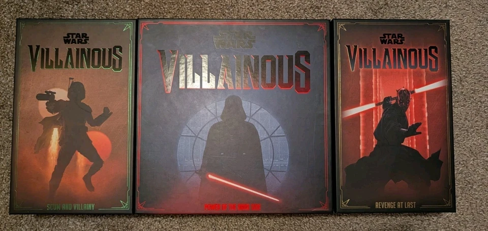 3 Star Wars Villainous: Power Dark Side Scum & Villainy Revenge Last Board Game - Image 1 of 4