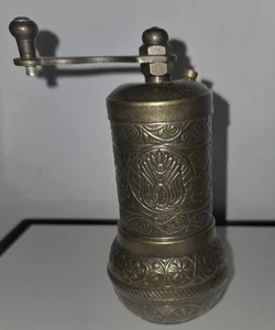 Turkish Copper Maual Hand Grinder Mill For Coffee, Spices, And Pepper - Picture 1 of 8