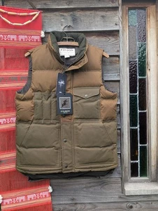 Filson Down Cruiser Vest | Dark Tan | XS | New with Tags 20070978 - Picture 1 of 10