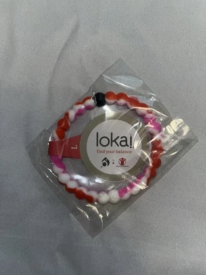 Pulsera Lokai Aloha L Silicona Rosa Foto 1 de 3
