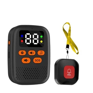 Wireless Caregiver Call Button SOS Emergency Monitor with Vibration,1632 - Picture 1 of 21