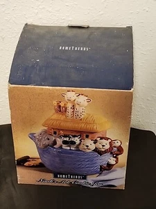 Home Trends Vintage Ceramic Cookie Jar Noah’s Ark - Picture 1 of 8