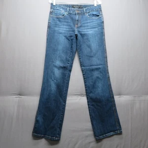 CALVIN KLEIN JEANS MED RISE STRAIGHT CUT WOMEN'S SIZE 8 DENIM JEANS - Picture 1 of 9