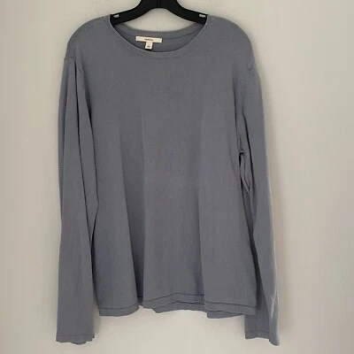 Merona Men’s Crew Neck Long Sleeve Cotton Knit Sweater size L￼ - Image 1 of 4