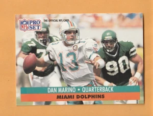 Dan Marino Miami Dolphins 1991 Pro Set #210 HOF Pittsburgh Panthers 5Z - Picture 1 of 2