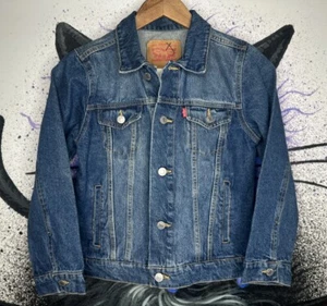 Vintage Levis Type 3 Denim Trucker Jacket - Youth Small - Picture 1 of 8