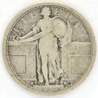 1917 S Standing Liberty Quarter Dollar 90% Silver Us 25 Cent Coin Type I Variety