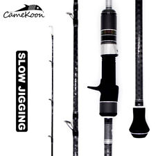 CAMEKOON 2 Pieces Jigging Fishing Rod Fuji Guides and Seat Casting Spinning Rod