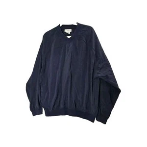 Vintage Men’s Pull Over Jacket Navy Blue Nylon XL PENGUIN SPORT - Picture 1 of 3