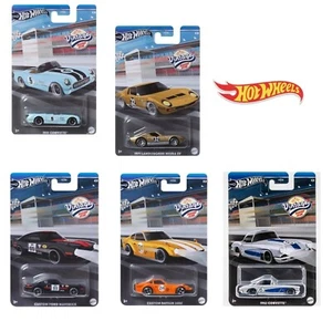 HOT WHEELS VINTAGE RACING CLUB ASST. HRT81 DIECAST 1:64 LAMBORGHINI CORVETTE CAR - Picture 1 of 16