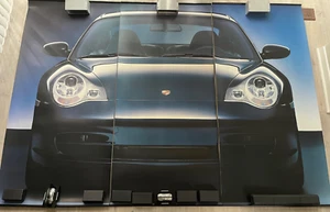 PORSCHE 911 996 CARRERA COUPE CAB C2/4 SHOWROOM VINYL DISPLAY POSTER 2001 - 2005 - Picture 1 of 2