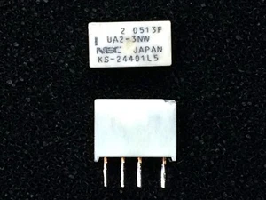 UA2-3NW NEC RELAY GEN PURPOSE DPDT 1A 3V 4 PIECES - Bild 1 von 2