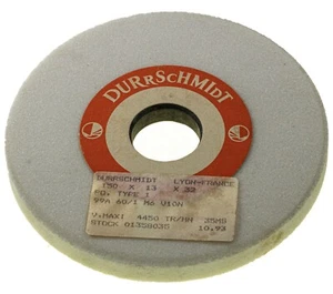Disco abrasivo DURRSCMIDT 150 x 13 x 32 99A 60/1 M6 V10N calidad industrial NUEVO - Imagen 1 de 1