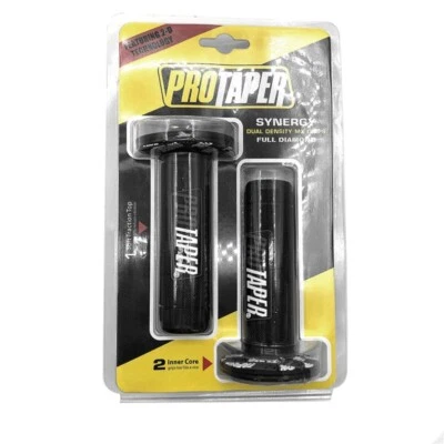 ProTaper Handlebar Grips Motorcycle Black Hand Grip Motocross Off Road Dirtbike - Image 1 of 2