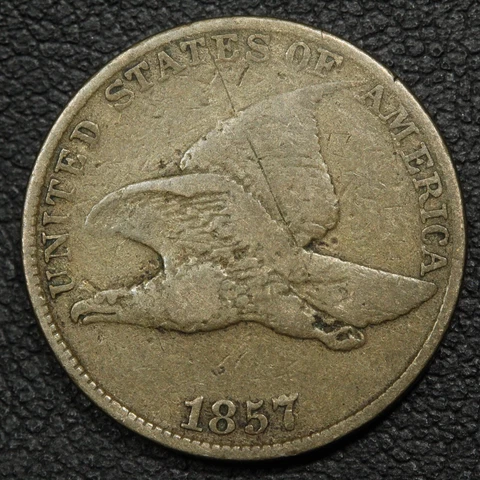 1857 Flying Eagle Cent Cover