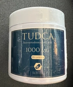 KONVER TUDCA Taurausodeoxycholic Acid 1000 mg Liver Detox 90 Capsules EXP 10/25 - Picture 1 of 1