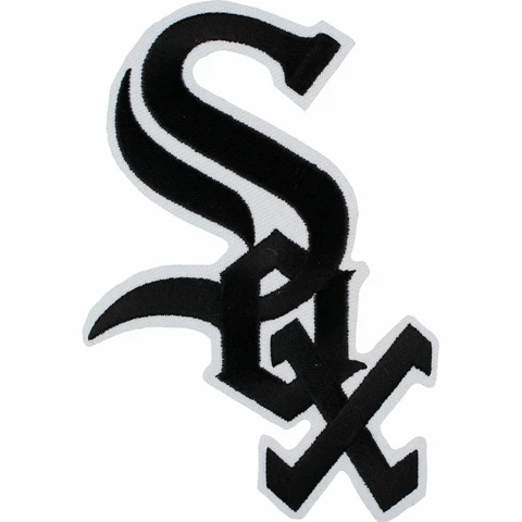 Chicago White Sox "SOX" Letter Jersey Logo Emblem Baseball Sleeve Patch MLB Cover