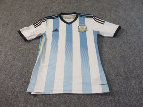 Adidas Argentina National Team Jersey Men's Small Shirt Blue Polyester AEA* Cover