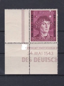 Generalgouvernement Nr. 104 Eckrandstück links unten Postfrisch ** MNH - Picture 1 of 1