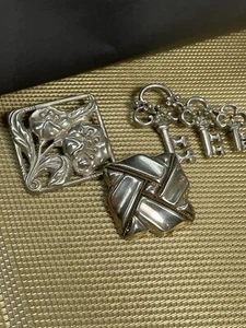 Sterlingsilber Posten Nr. 2 drei Vintage Broschen. One Danecraft, alle 925 - Bild 1 von 6