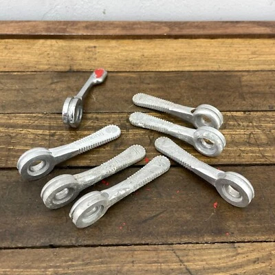 Vintage Shimano 333 Shifter Lever Arm LOT Parts Friction Shift Silver 70s Lot - Image 1 of 4