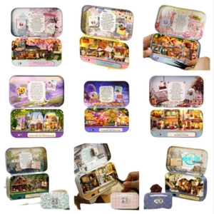 DIY Dollhouse Kit Model LED Light Miniature Box Theatre Scene Creative Gifts Toy - Picture 1 of 86