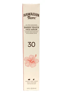 Hawaiian Tropic Sunscreen, Sheer Touch Face Serum SPF 30, 1.4 fl oz, 01/2026 - Picture 1 of 4