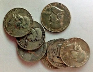1953 D Circ. Franklin Half Dollar 90 % Silver US Coin Price Per Coin - Picture 1 of 1