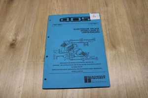 Peugeot 405 Elektrische Anlage Linkslenkung 1991 150-D 08/90 1990 xb9933 - Picture 1 of 3