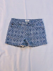 Hudson Girl's Blue & White Patterned Shorts Size 14 - Picture 1 of 4