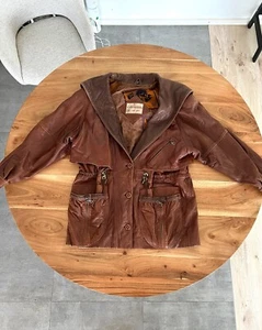 Valentino Leder Jacke, Vintage, 40 • wie neu • 100% Echtleder • Handmade - Bild 1 von 5