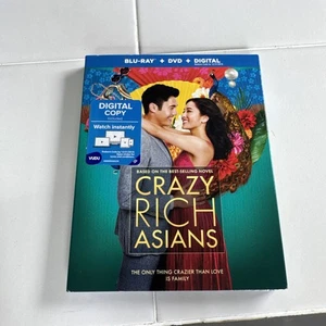 Crazy Rich Asians (Blu-ray + DVD with Slipcover)-Digital Expire-Still Wrapped - Picture 1 of 3