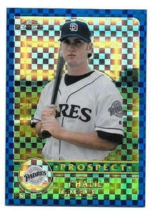 Khalil Greene 2003 Topps Chrome X-Fractor Uncirculated Prospect RC 12/25 Padres - Imagen 1 de 2