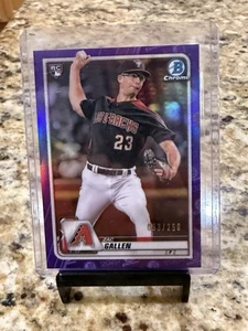 2020 Bowman Chrome Zac Gallen 81 RC Purple Refractor /250 | Diamondbacks🔥🔥 - Picture 1 of 2