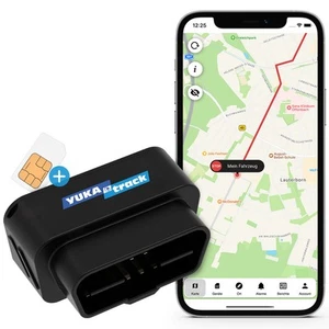 YUKA-track OBD GPS-Tracker Ortungsgerät 2G schwarz Mobil Android iOS Schutz - Bild 1 von 1