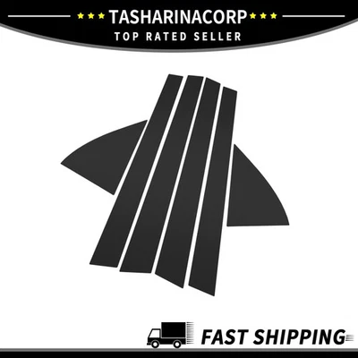 Tapicería de ventana de pilar de puerta de coche 6 piezas para Honda Civic 92-95 negra Foto 1 de 4