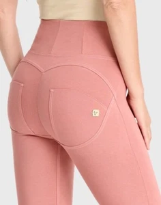 Freddy WR.UP Zip High Rise 7/8 Length Skinny Jeans Peach ๐ Denim-SIZE 2 XS - Picture 1 of 10