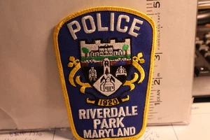 Parche policía RIVERDALE PARK POLICÍA MARYLAND - Imagen 1 de 1