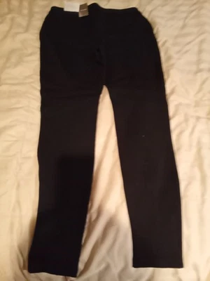 Woman's 0 So Slimming Leggings By Chico made Of A Black Stretch Denim - Image 1 of 4